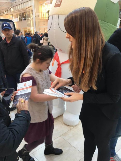 Xiaomi UK Westfield store launch promotional staff