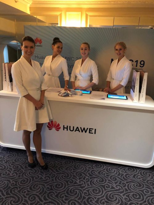 Huawei corporate hostess agency London